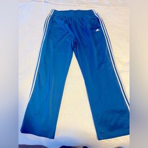 Mens Adidas Blue Warm-Up Jersey Pants